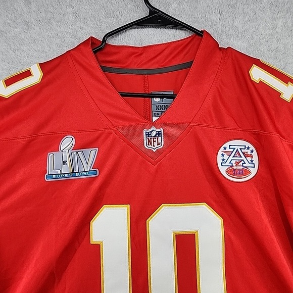 NIKE Kansas City Chiefs Tyreek Hill #10 Super Bowl LIV Stitched Jersey Size XXXL - Picture 2 of 16